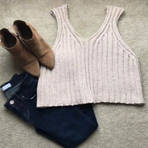 B. Original Cropped Chenille Tank